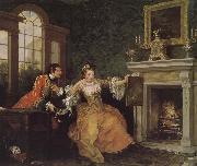 William Hogarth Mrs final bet Spain oil painting artist